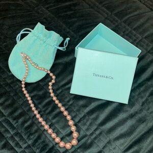 Graduated silver bead 16” necklace by Tiffany’s